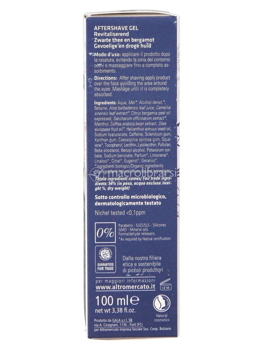 Gel Dopobarba Rivitalizzante Bio