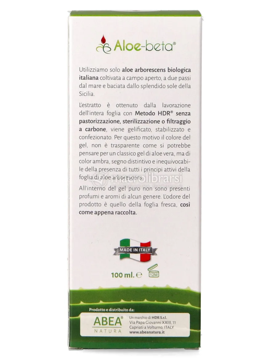 Gel Puro di Aloe Arborescens Aloe-Beta® - Nuova Formula