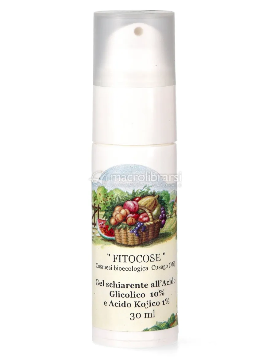 Gel Schiarente all'Acido Glicolico 10% e Acido Kojico 1%