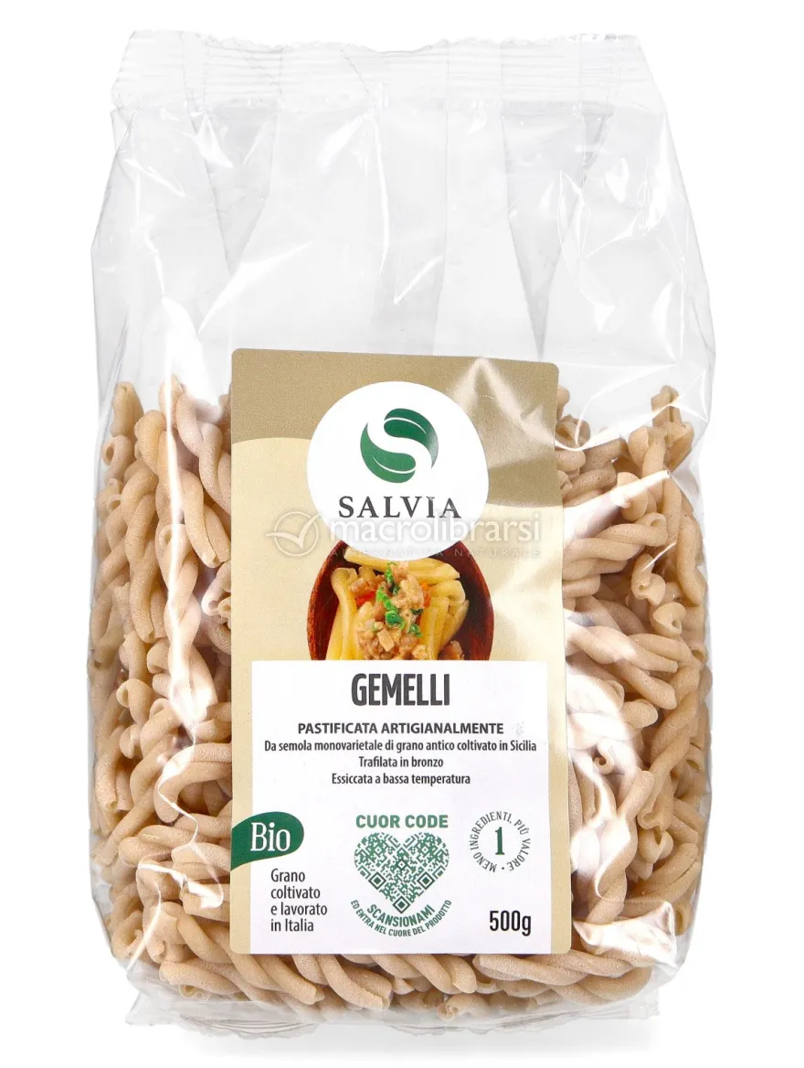 Gemelli di Semola di Grano Duro Bio