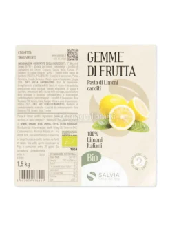 Gemme di Frutta - Pasta di Limoni Canditi Bio
