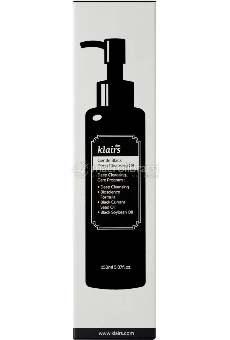 Gentle Black Deep Cleansing Oil - Olio Detergente e Struccante Delicato
