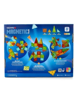 Geomag Magnetic Tiles Gems Rocket - 32 Pz