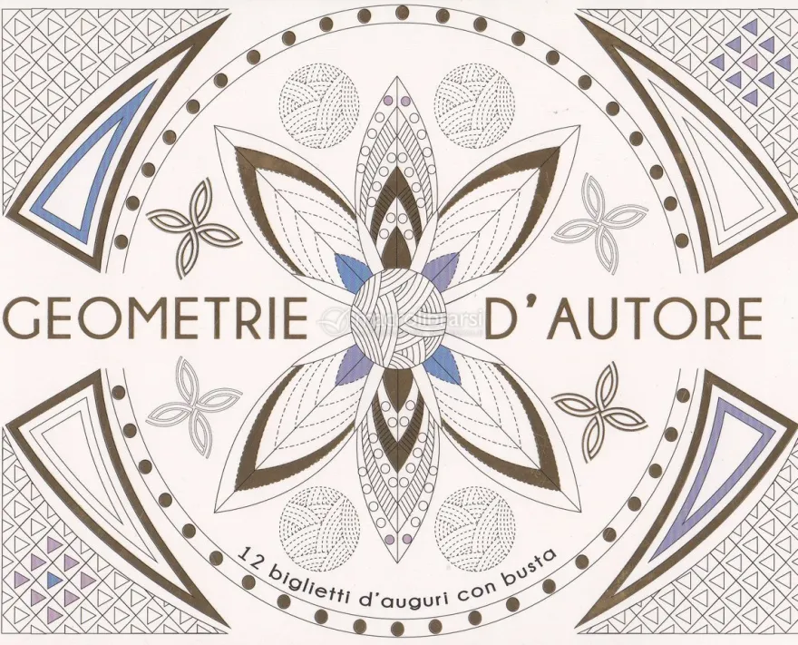 Geometrie d'Autore - 12 Biglietti d'Auguri con Busta