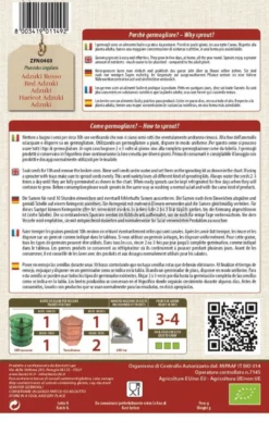 Germogli di Adzuki Rosso Bio
