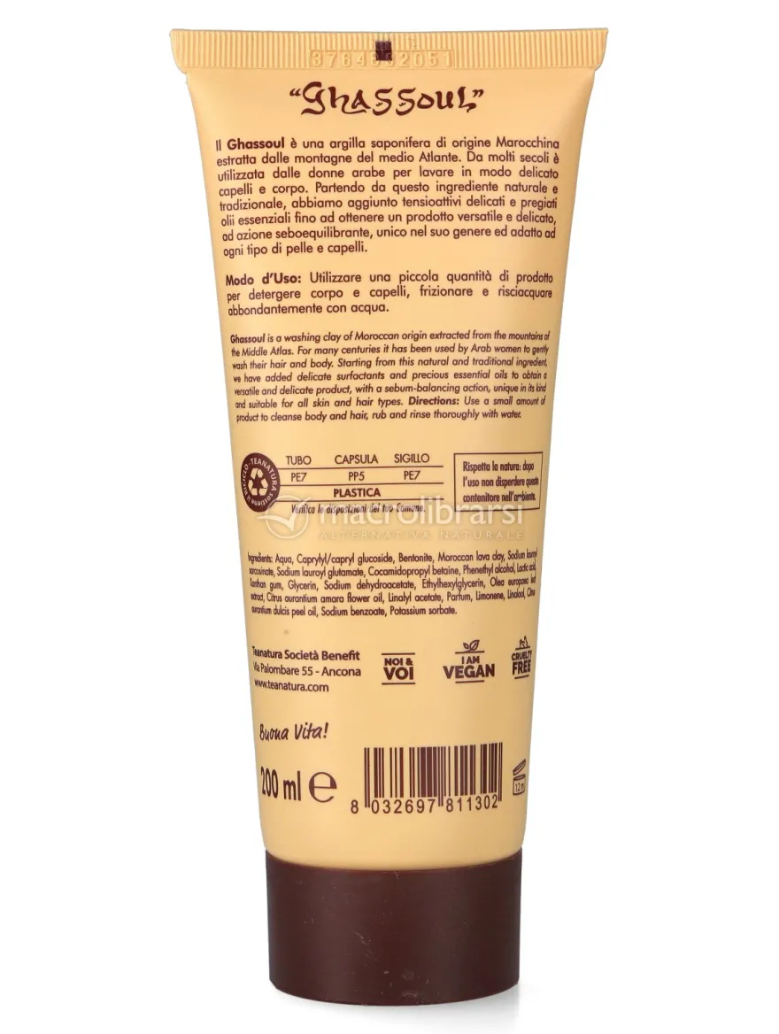 Ghassoul - Shampoo Doccia all'Argilla