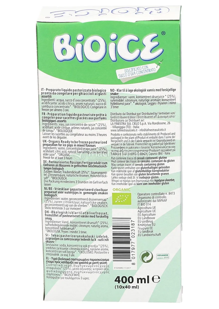 Ghiaccioli Multifrutti - Bioice