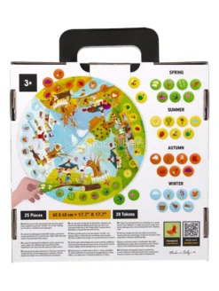 Giant Round Puzzle - Seasons