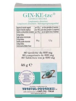 Gin-Ke-Tze - Ginkgo Biloba - Integratore in Compresse