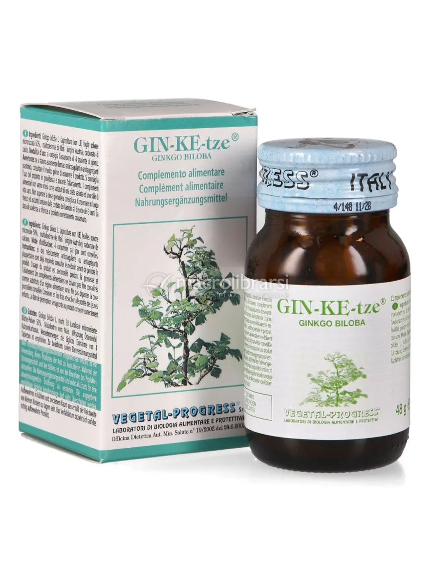 Gin-Ke-Tze - Ginkgo Biloba - Integratore in Compresse
