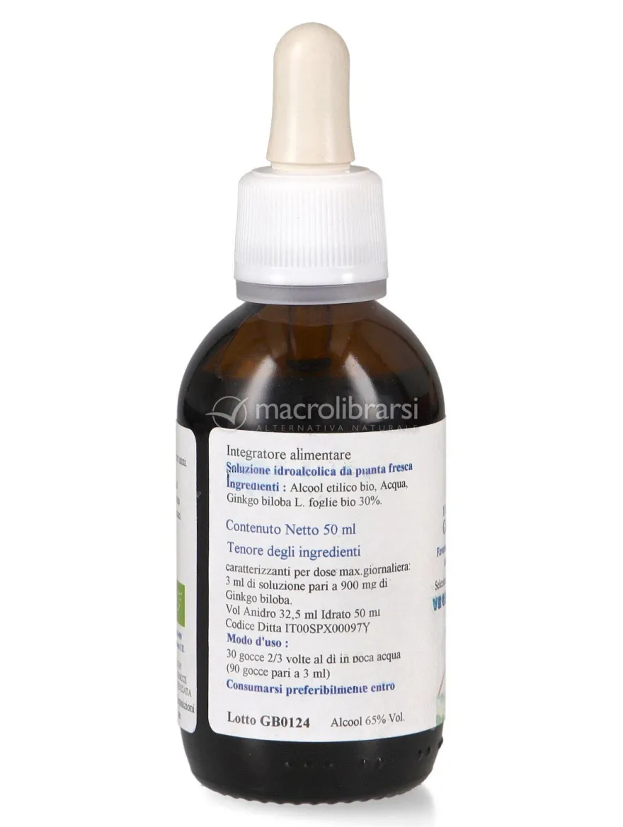 Ginkgo Biloba Bio - Estratto Idroalcolico