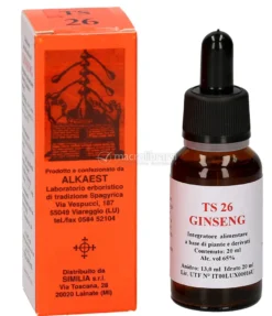 Ginseng TS 26 - Soluzione Idroalcolica
