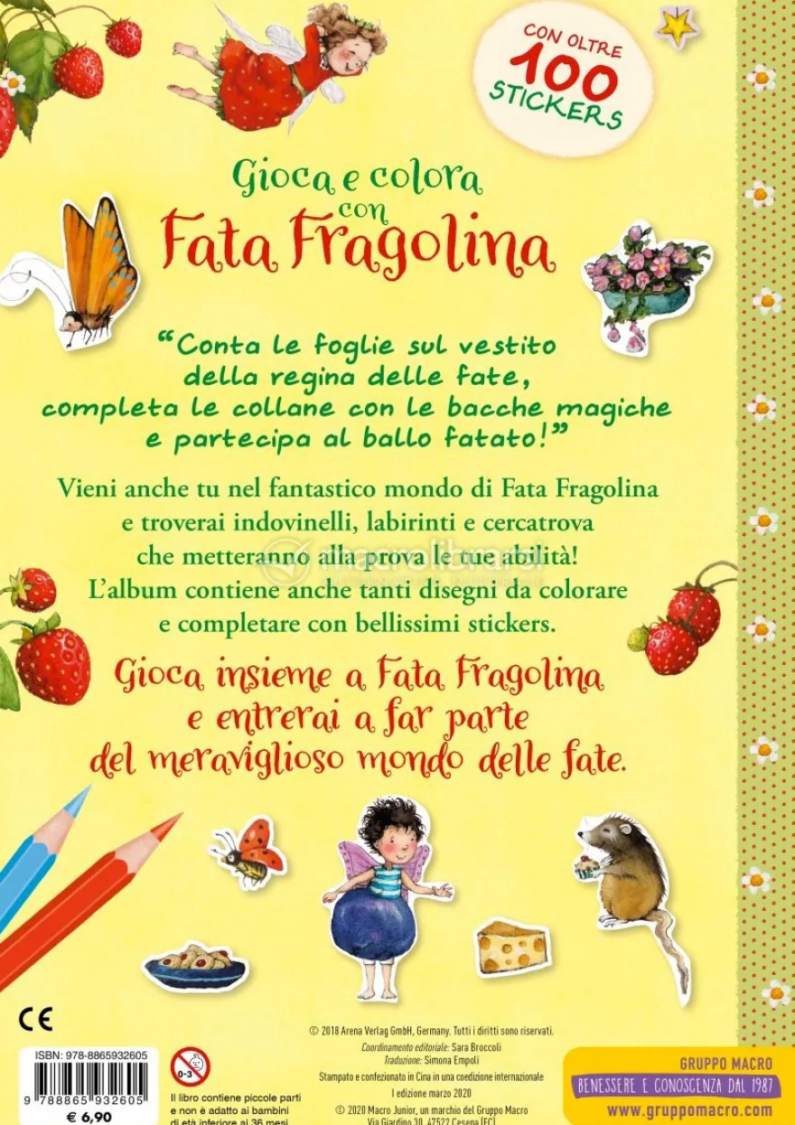 Gioca e Colora con Fata Fragolina