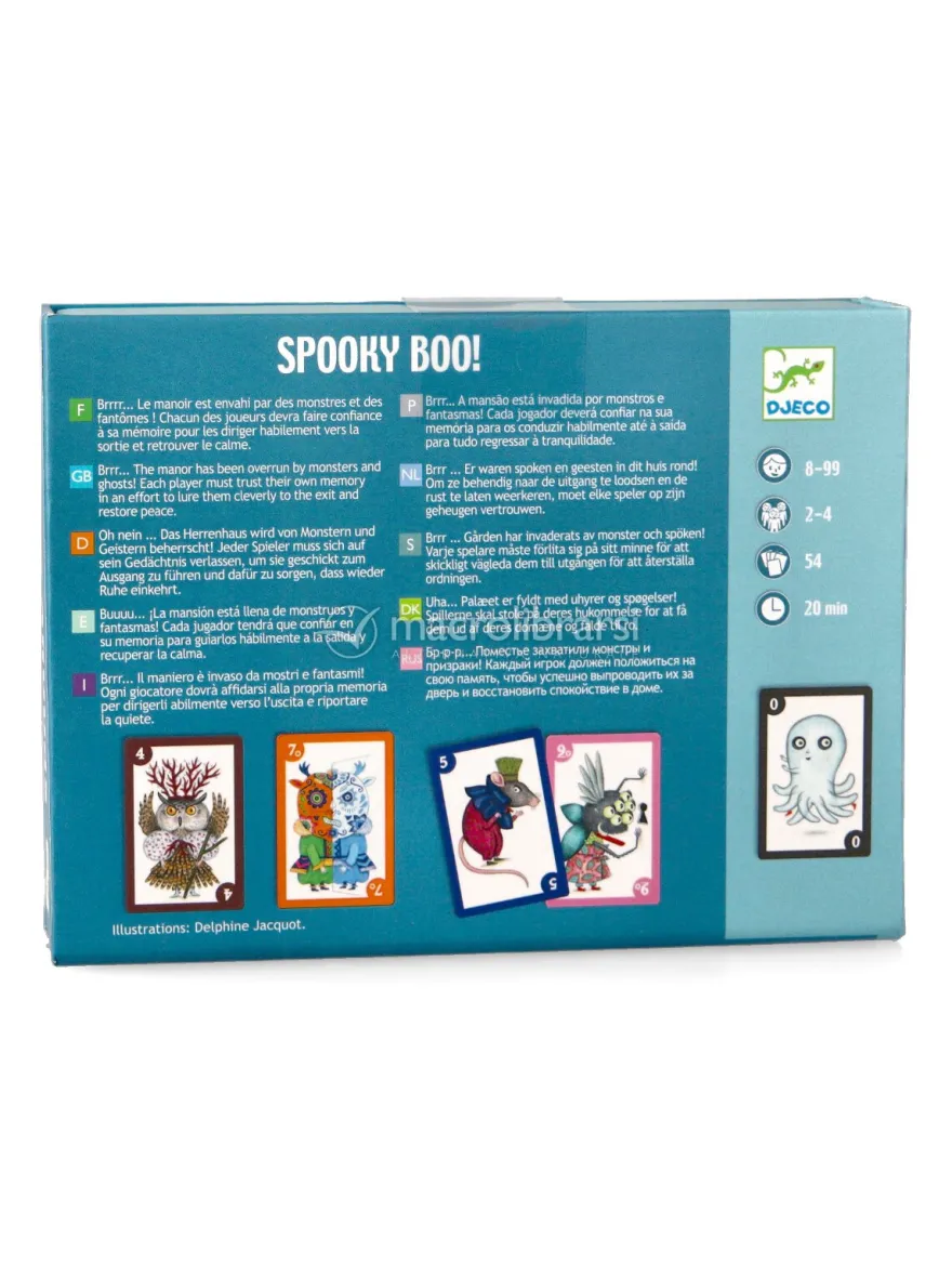 Gioco di Carte Spooky Boo!