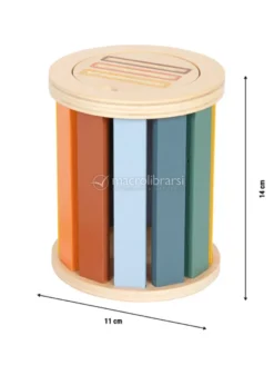 Gioco di Smistamento Montessori con Cestello Girevole