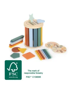 Gioco di Smistamento Montessori con Cestello Girevole