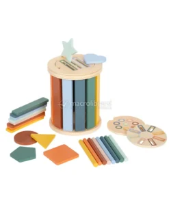 Gioco di Smistamento Montessori con Cestello Girevole