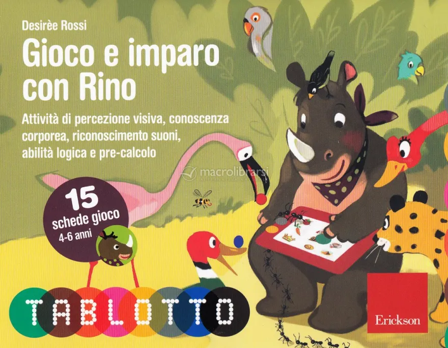 Gioco e Imparo con Rino - Schede per Tablotto (4-6 anni)