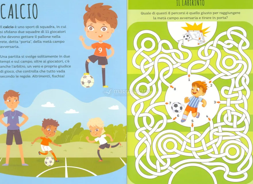 Gli Sport - Stickers e Attività
