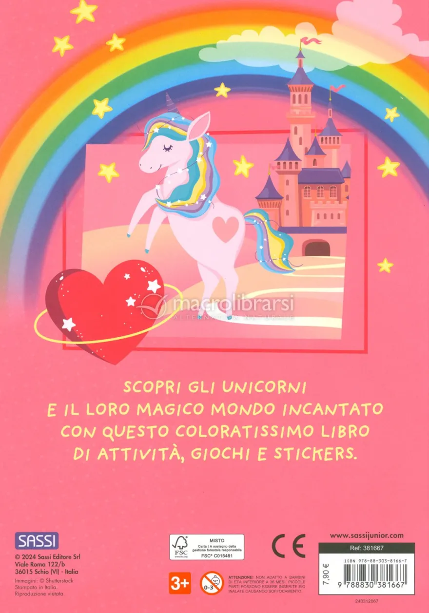 Gli Unicorni - Stickers e Attività