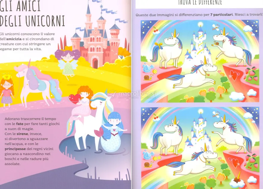 Gli Unicorni - Stickers e Attività