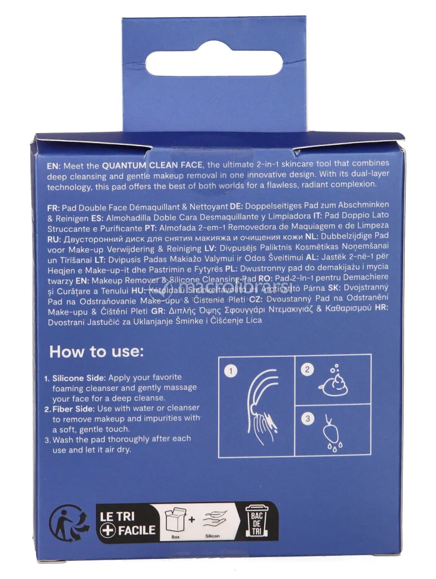 GLOV® Quantum Clean - Pad 2 in 1 Struccante e Detergente