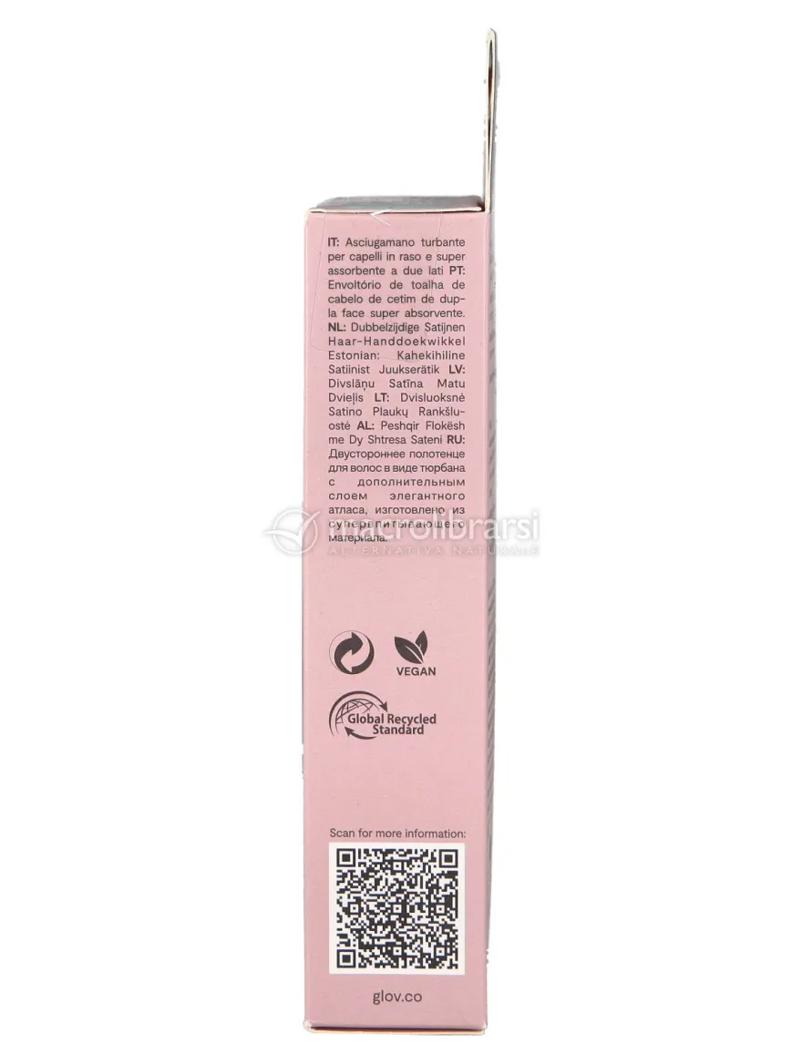 GLOV® Sport & Satin Turbante Asciugacapelli Rosa