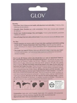 GLOV® Sport & Satin Turbante Asciugacapelli Rosa