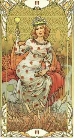Golden Art Nouveau Tarot