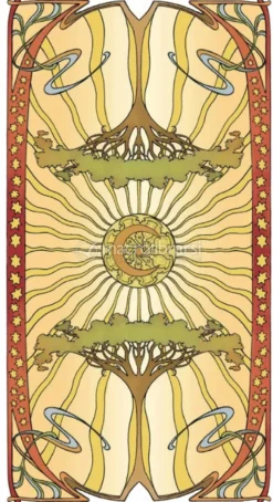 Golden Art Nouveau Tarot