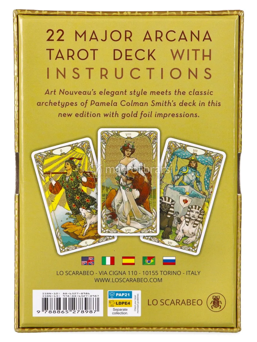 Golden Art Nouveau Tarot