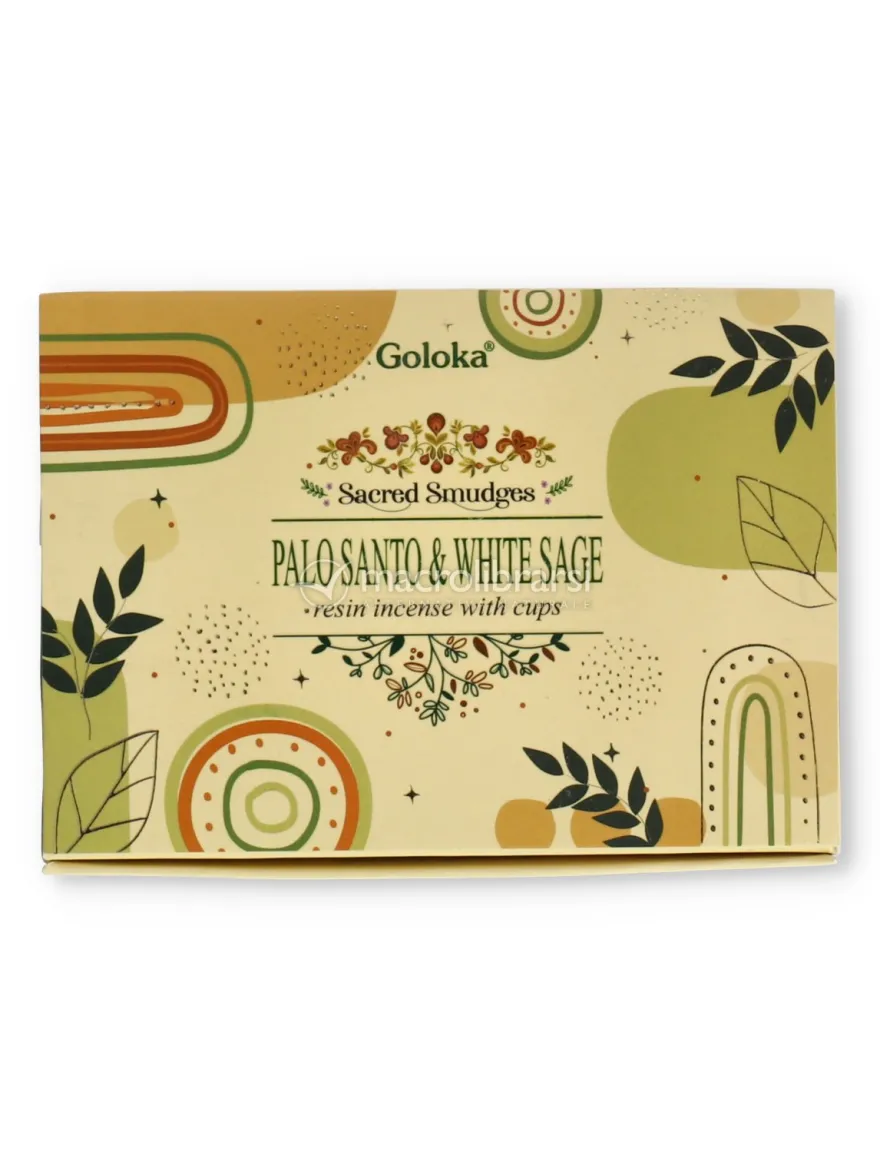 Goloka Sambrani Cup - Salvia Bianca e Palo Santo