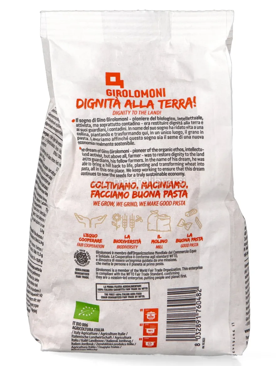 Gomitini di Semola di Grano Duro Italiano Bio - 500 g