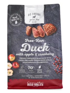 Go Native Adult Anatra, Mela e Mirtillo Rosso per Cani - 800g