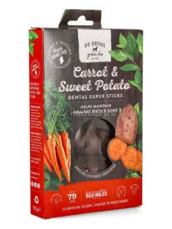 Go Native Dental Snack Carota e Patata Dolce per Cani