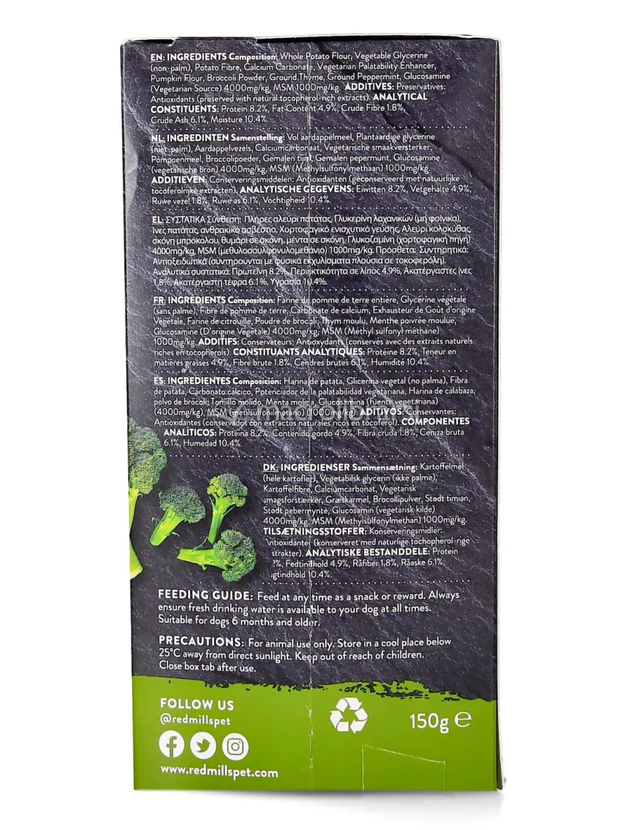 Go Native Dental Snack Zucca e Broccoli per Cani