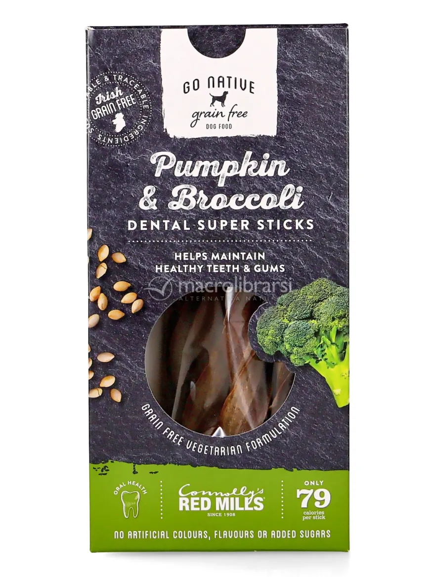 Go Native Dental Snack Zucca e Broccoli per Cani
