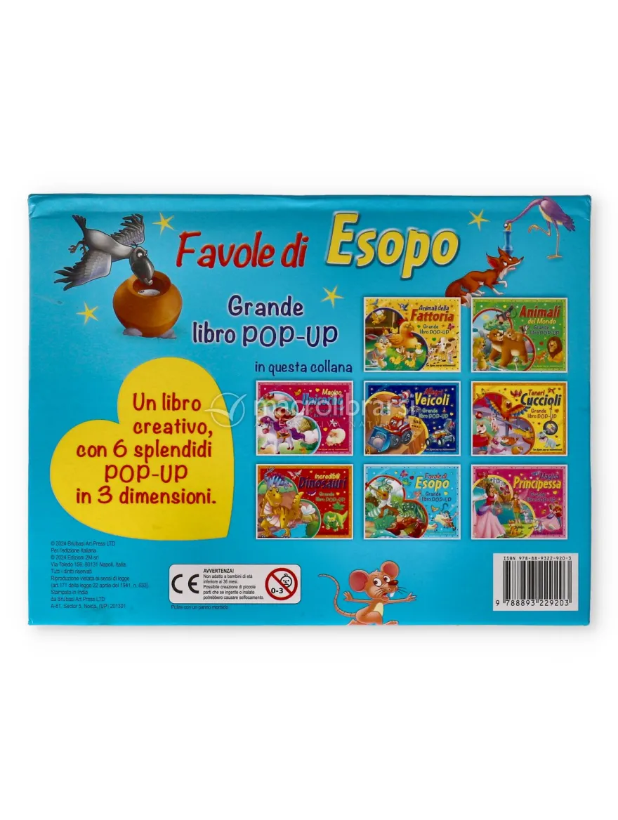 Grande Libro Pop Up - Favole di Esopo