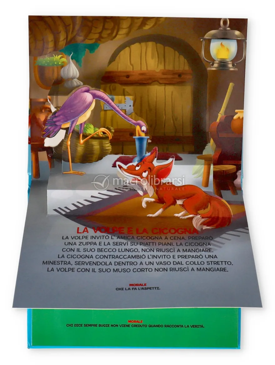 Grande Libro Pop Up - Favole di Esopo