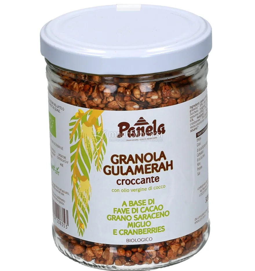 Granola Gulamerah Croccante, con Olio Vergine di Cocco