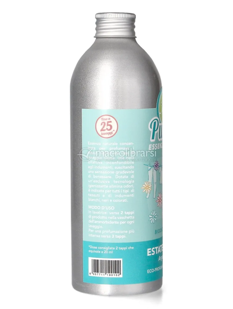 Green Puffer Essenza Bucato - Profumatore Concentrato Elimina Odori - Estate Fiorita - Argan e Loto