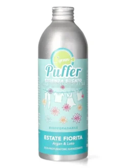 Green Puffer Essenza Bucato - Profumatore Concentrato Elimina Odori - Estate Fiorita - Argan e Loto