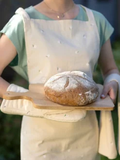 Grembiule da Cucina in Cotone Bio - Margherite