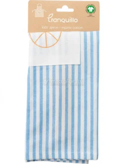 Grembiule per Bambini in Cotone Bio Velobloom - Blu
