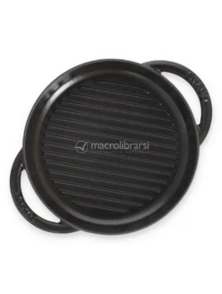 Griglia Rotonda in Ghisa Smaltata con Manici Staub - 22cm