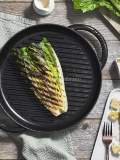 Griglia Rotonda in Ghisa Smaltata con Manici Staub - 22cm