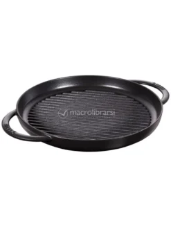 Griglia Rotonda in Ghisa Smaltata con Manici Staub - 22cm