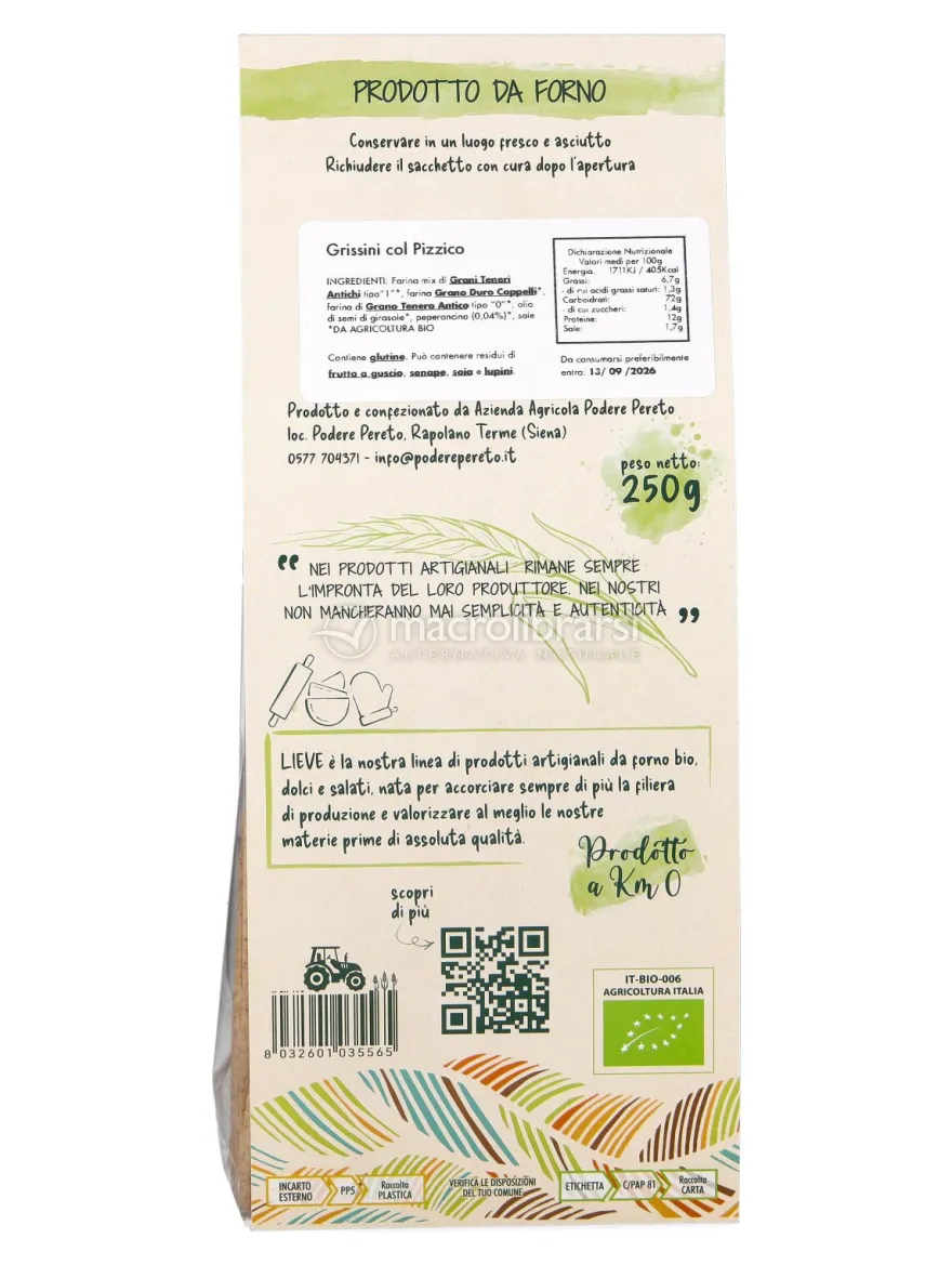 Grissini col Pizzico Bio