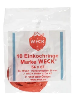 Guarnizione Vasetto Weck 54x67 - 10 Pezzi
