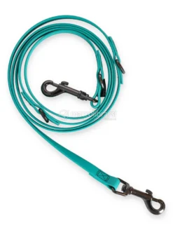 Guinzaglio per Cani Regolabile STAY in Biothane 2m - Petrolio